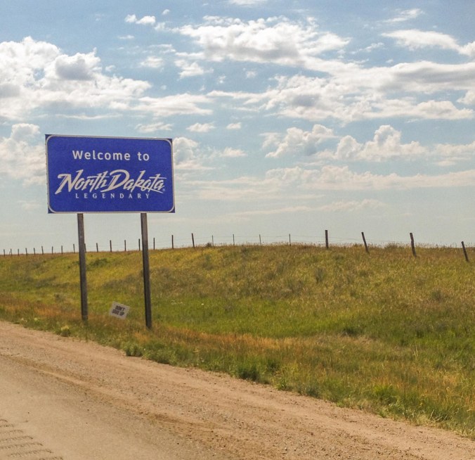 North Dakota sign