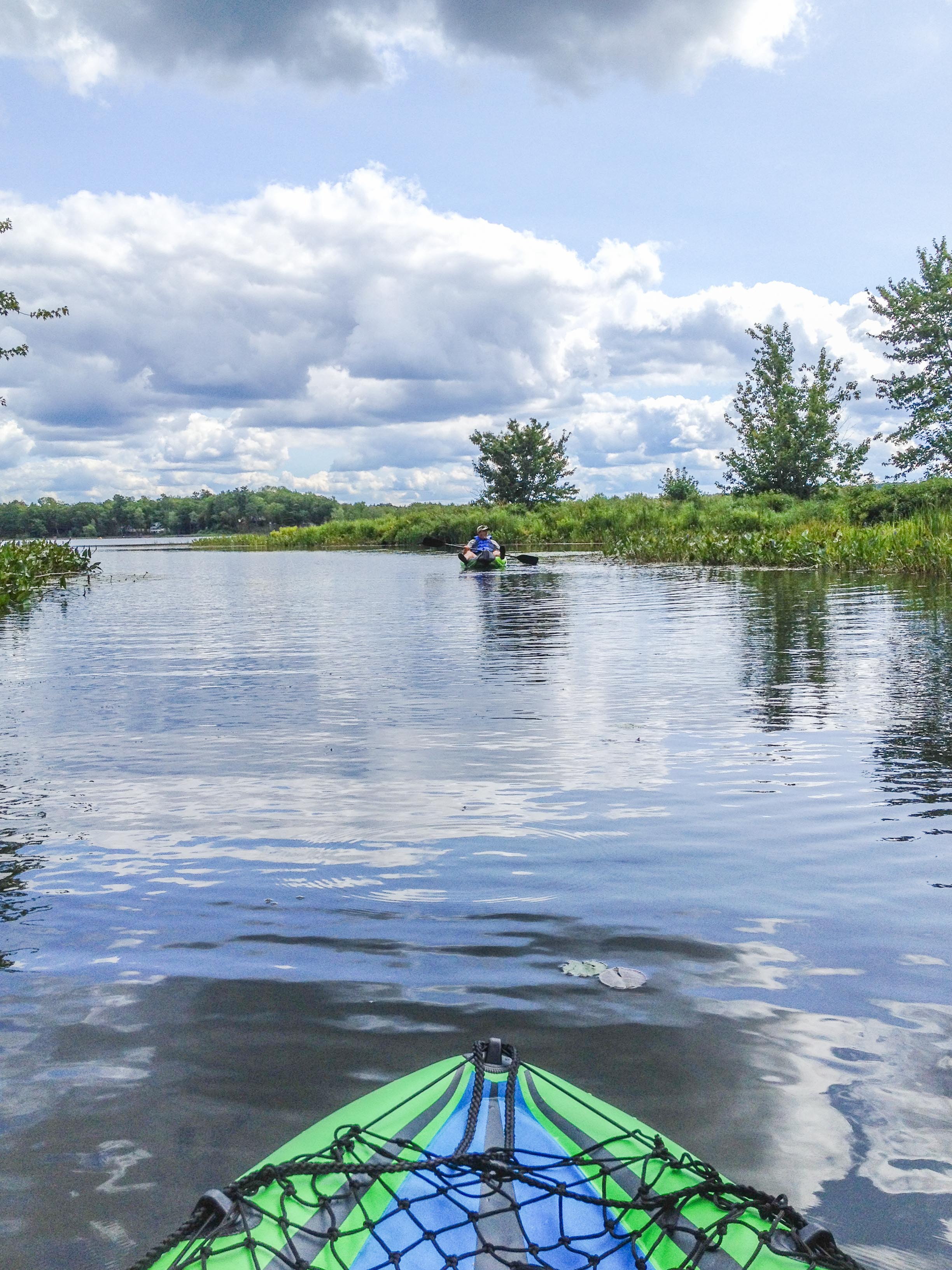 Kayaking Hermon Pond-1-2
