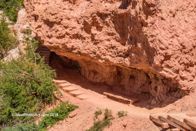 Hiking Cascade Falls Trail.