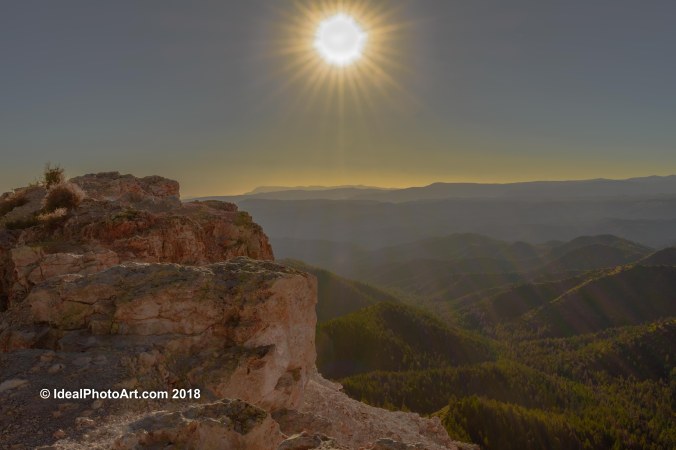 View from Strawberry Point Duck Creek Utah.