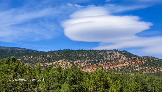 Cloud over Mountains of Hell's Back Bone